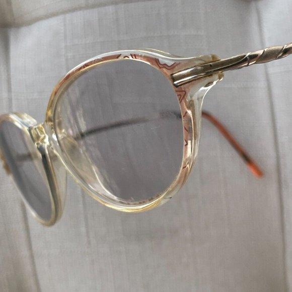 Sophia Loren Women Eyeglasses I525 Gold/Clear Tone Glasses 54[]15 135 - Picture 2 of 9